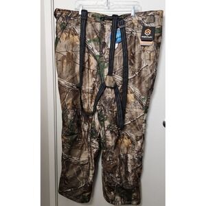 Scentlok Realtree Waterproof Insulated‎ Hunting Pants Suspenders Adjustable XXL
